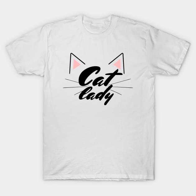 Cat Lady T-Shirt by CraftyCatz